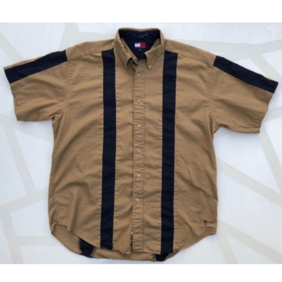 Tommy Hilfiger Other - Tommy Hilfiger Short Sleeve Button Shirt Large